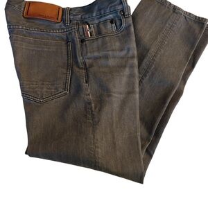 Denim & Leather Andrew Marc Men's Gray Straight leg Jeans size 31 regular